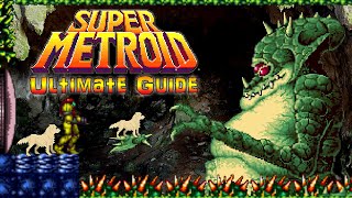 Metroid Super Metroid  SNES  ULTIMATE GUIDE  100 Items Full Map Completion ALL Endings [upl. by Zanas]