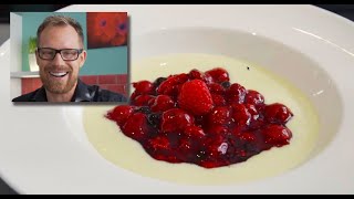 How to make Red Fruit Jelly  Rote Grütze   German Recipes  klaskitchencom  simple recipes [upl. by Oikim]