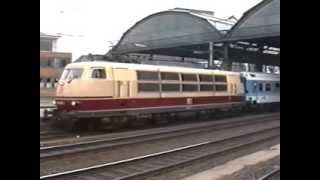 Aachen Hbf 1996 Baureihe E 103 E 110 E 111 HLE 18 amp HLE 27 SNCB [upl. by Minica]