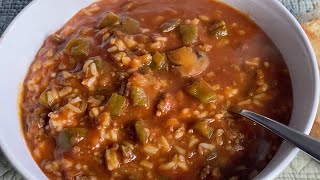 Stuffed Pepper Soup A One Pot Meal Easy and Delicious Comfort Food [upl. by Otrevire]