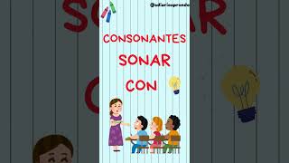 Las consonantes y las vocales para niños leer consonantes consonants vocales educación [upl. by Meadows]