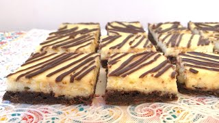 Brownie Cheesecake Recipe  Chizkeyk Pirojnoe [upl. by Nnil]