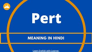 Pert meaning in Hindi [upl. by Aihc472]