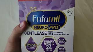 Enfamil NeuroPro Gentlease Baby Formula Infant Formula Nutrition Review [upl. by Noyrb]