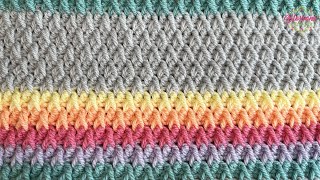 EASY Crochet Blanket  Alpine Stitch Simple repeat and AMAZING texture [upl. by Kavanaugh]