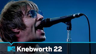 Liam Gallagher Performs Wall Of Glass LIVE At Knebworth 22  MTV Music [upl. by Slein928]