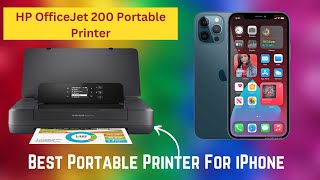 HP OfficeJet 200 Portable Printer  2024 Review [upl. by Allerim]