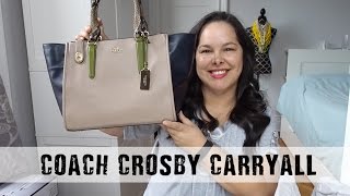 Coach Crosby Carryall Unboxing and First Impressions [upl. by Bluefield]