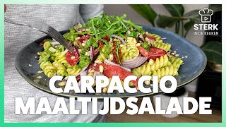 Carpaccio Maaltijdsalade  Koken amp bakken met SterkInDeKeuken [upl. by Nauqes417]