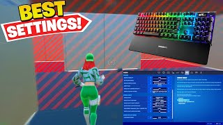 UPDATED BEGINNER Keybinds  best settings In CHAPTER 4   Fortnite ⭐ [upl. by Aneleasor382]