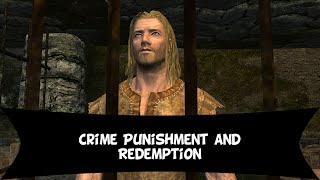 Skyrim mod Crime Punishment and Redemption PTBR [upl. by Onibag]