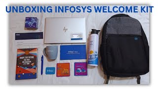 Unboxing Infosys Welcome Kit  Infosys  Fresher  2024 [upl. by Hildegarde29]