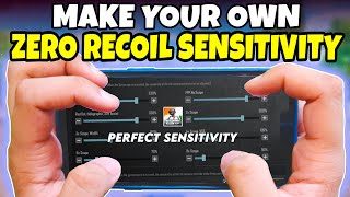 How to make your own Sensitivity  Best Zero Recoil Sensitivity for BGMI  Sensitivity Settings Code [upl. by Nahsyar918]