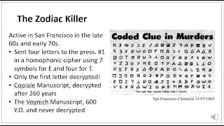 005 CRYPTOGRAPHY LECTURE 2 PART 3 PLAYFAIR AND HOMOPHONIC CIPHERS [upl. by Soulier]