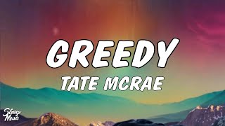 Tate McRae  greedy Lyrics [upl. by Berget]