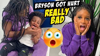 WE CANT BELIEVE THIS HAPPENED TO BRYSON HE GOT HURT REALLY BAD [upl. by Enylorac]