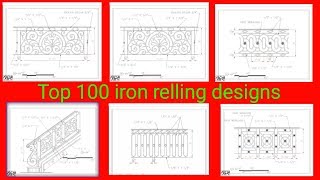 Top 100 wrought iron railing stairs design balcony [upl. by Garv]