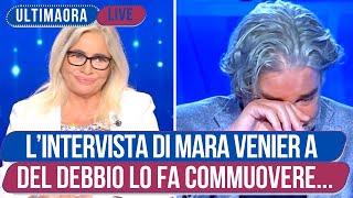 Mara Venier Intervista Del Debbio che dopo il Racconto Toccante si Commuove [upl. by Eerac]