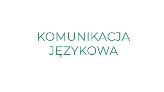 Co to jest komunikacja językowa [upl. by Sissel]