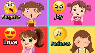 Feelings and Emotions Song for Kids  Fun and Educational  Sing Along [upl. by Nomae]