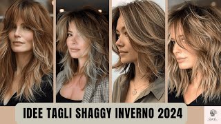 tagli capelli inverno 2024 shag [upl. by Ccasi764]