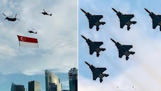 National Day Parade 2024  NDP 2024 Combined Rehearsal 2  Singapore Marina Bay  22 Jun 2024 [upl. by Amitarp]