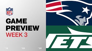 New York Jets vs New England Patriots  2024 Week 3 Game Preview [upl. by Aehsa]