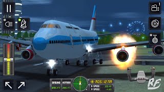 Flight Sim 2018 Night Landing Engine Failure New Airplane unlocked [upl. by Mailliwnhoj]