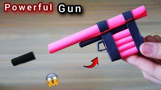 how to make a paper gun easy banduk kaise banate hain homemade paper gun making paper craft [upl. by Droflim752]