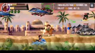 RAMBOAT 2 Metal Soldier Offline Shooting Games Region 3 Dangerous Arabia stage 6 [upl. by Manouch]