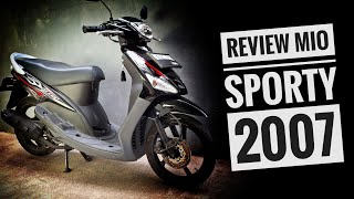 Review Mio Sporty 2007 Hitam [upl. by Rolfe]