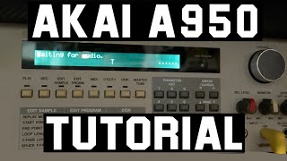 LEGENDARY HARDWARE SAMPLER AKAI S950 Pt 1 [upl. by Lateh872]