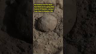 1 km Asteroid DESTROYS Earth asteroid spacescience naturaldisaster earthscience [upl. by Kondon]