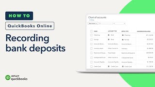 How to record a bank deposit using undeposited funds in QuickBooks Online [upl. by Annairdna]