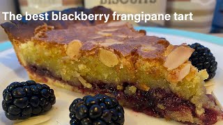 THE MOST AMAZING BLACKBERRY FRANGIPANE TART FROM DEVONSHIRE [upl. by Panthia662]