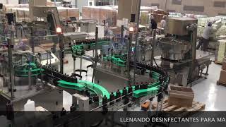 LLENADORA ROTATIVA VOLUMETRICATAPADORAS DOSIFICADORASSEPARADOR DE BOTELLASETIQUETADORA [upl. by Shaner]