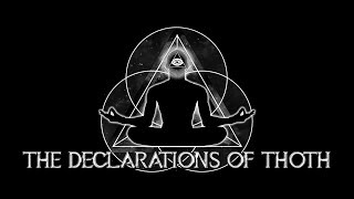 The Declarations Of Thoth  Invocation of the Hermetic Archetype esoteric wisdom occult knowledge [upl. by Lareena]