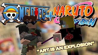 Devil Fruit VS Akatsuki in Minecraft One Piece X Naruto Episode 4 [upl. by Lipfert478]