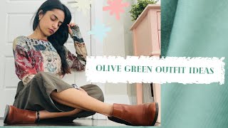 10 ways to style your GREEN PANTS [upl. by Hsirrehc554]