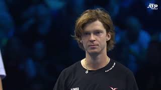 2024 Nitto ATP Finals Andrey Rublev vs Alexander Zverev Highlights [upl. by Wentworth525]