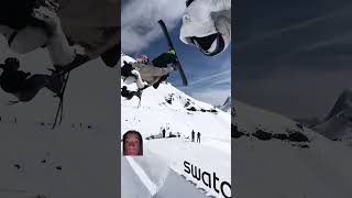 skiing backflipsfordays ski wallflip snowboarding hardflip snow triplebackflip snowboard [upl. by Boyd]