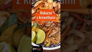 🍤 Makaron z krewetkami  PRZEPIS [upl. by Ydda]