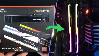 Quick Review  GSKILL Trident Z5 Neo RGB DDR5 64GB RAM [upl. by Kieffer740]