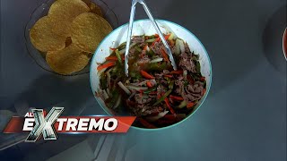 ¡Salpicón estilo Sinaloa Ingredientes y receta completa con Rahmar  Al Extremo [upl. by Albertina]