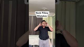 Neck Pillow Mistakes Cervical Pillow Neck Pain Pillow shorts pillow sukoonphysicaltherapy [upl. by Aniled]