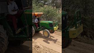 John Deere Tractor with Trolley video [upl. by Iggam]