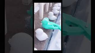 Duck Snowball Maker Have Winter Fun [upl. by Idnem]