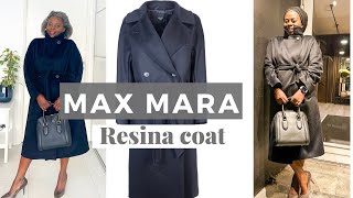 WEEKEND MAX MARA RESINA COAT My Favorite Coat as a petite woman wintercoats [upl. by Enneillij]