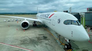 Air France Business Class a350 Takeoff Vancouver YVR [upl. by Llig]