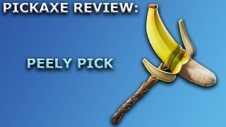 Peely Pick Pickaxe Review  Sound Showcase  Fortnite Battle Royale [upl. by Ilene461]